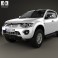 Mitsubishi L200 Triton Double Cab HPE 2014 3d model