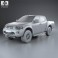 Mitsubishi L200 Triton Double Cab HPE 2014 3d model