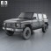 Nissan Patrol (Y60) 5-door 1987 3d model