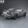 Nissan Skyline (R32) GT-R coupe 1989 3d model