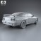 Nissan Skyline (R32) GT-R coupe 1989 3d model
