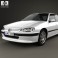Peugeot 406 sedan 1995 3d model
