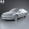 Peugeot 406 sedan 1995 3d model