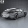 Porsche Panamera 2014 3d model