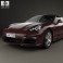 Porsche Panamera 2014 3d model