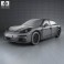Porsche Panamera 4S Executive 2014 3d model