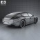 Porsche Panamera 4S Executive 2014 3d model