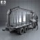 Renault Premium Lander Logging Truck 2006 3d model