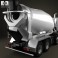 Renault Premium Lander Mixer Truck 2006 3d model