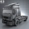 Renault Premium Route Tractor Truck 2006 3d model
