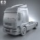 Renault Premium Route Tractor Truck 2006 3d model