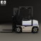 Vetex Sidewinder ATX 3000 Forklift 2011 3d model