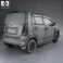 Suzuki (Maruti) WagonR Stingray 2013 3d model