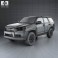 Toyota 4Runner with HQ interior 2011 3d model