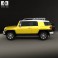 Toyota FJ Cruiser with HQ interior 2010 3d model