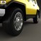 Toyota FJ Cruiser with HQ interior 2010 3d model