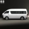 Toyota HiAce Super Long Wheel Base with HQ interior 2012 3d model