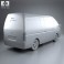 Toyota HiAce Super Long Wheel Base with HQ interior 2012 3d model