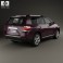 Toyota Highlander with HQ interior 2011 3d model