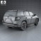 Toyota Highlander with HQ interior 2011 3d model
