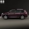 Toyota Highlander with HQ interior 2011 3d model