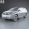 Toyota Highlander with HQ interior 2011 3d model
