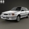 VAZ Lada Samara (2113) hatchback 3-door 1997 3d model