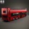 Alexander Dennis Enviro500 Open Top Bus 2005 3d model