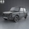 Autobianchi A112 E 1971 3d model