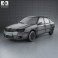 Citroen C-Elysee sedan 2008 3d model