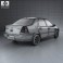 Citroen C-Elysee sedan 2008 3d model