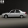 Citroen C-Elysee sedan 2008 3d model