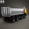 DAF CF Tipper Truck 2013 3d model