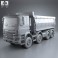 DAF CF Tipper Truck 2013 3d model