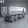 DAF CF Tipper Truck 2013 3d model