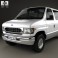 Ford E-Series Passenger Van 1998 3d model