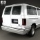 Ford E-Series Passenger Van 1998 3d model