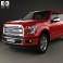 Ford F-150 Super Crew Cab Platinum 2014 3d model
