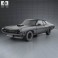 Ford Falcon 429 Super Cobra Jet 2-door 1970 3d model