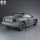 Honda Civic del Sol 1993 3d model