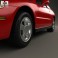 Honda Civic del Sol 1993 3d model