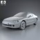 Honda Civic del Sol 1993 3d model