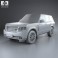 Land Rover Range Rover Supercharged 2009 3d model