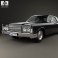 Lincoln Continental sedan 1968 3d model