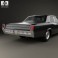 Lincoln Continental sedan 1968 3d model