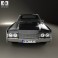 Lincoln Continental sedan 1968 3d model