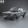 Mazda Capella (616) sedan 1974 3d model