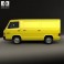 Mercedes-Benz MB100 Panel Van 1988 3d model