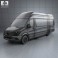 Mercedes-Benz Sprinter Panel Van ELWB SHR 2013 3d model