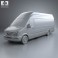 Mercedes-Benz Sprinter Panel Van ELWB SHR 2013 3d model